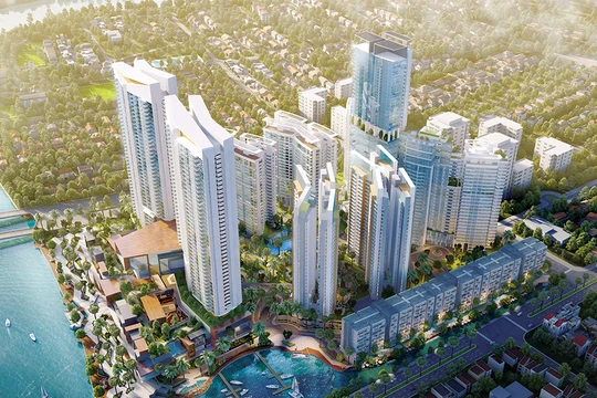 Phối cảnh dự án Kenton Node của Công ty TNHH Xây dựng Sản xuất Thương mại Tài Nguyên (Ảnh: Internet)