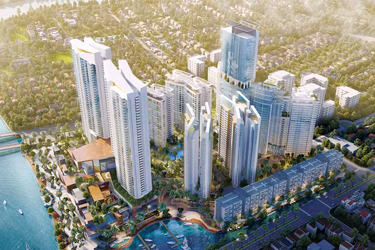 Phối cảnh dự án Kenton Node của Công ty TNHH Xây dựng Sản xuất Thương mại Tài Nguyên (Ảnh: Internet)