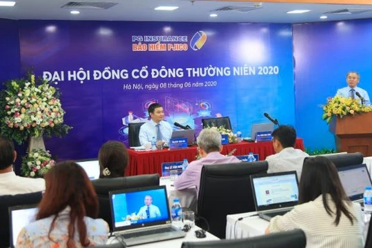 Toàn cảnh phiên họp ĐHĐCĐ thường niên năm 2020 của Pjico (Nguồn: PGI)