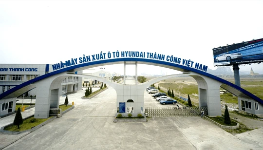 Nhà máy sản xuất ô tô của Huyndai Thành Công tại Ninh Bình (Nguồn: Thành Công Group)