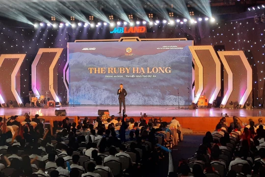 Toàn cảnh Sự kiện truyền lửa dự án The Ruby Hạ Long (Ảnh: P.D0