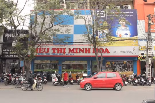 Siêu thị Minh Hoa trên phố Thái Hà (Ảnh: Internet)
