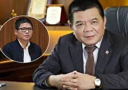 Ông Trần Duy Tùng (ảnh nhỏ) và ông Trần Bắc Hà (cựu Chủ tịch HĐQT BIDV, đã qua đời) - Ảnh: Internet