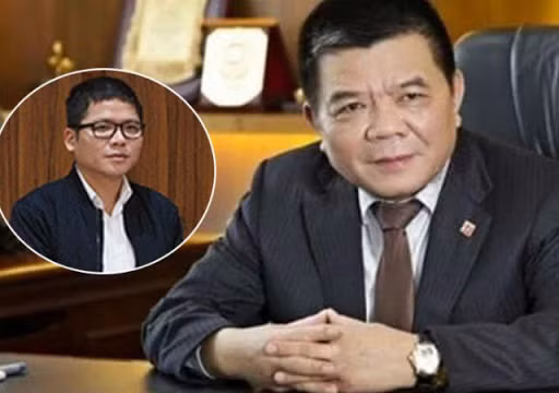 Ông Trần Duy Tùng (ảnh nhỏ) và ông Trần Bắc Hà (cựu Chủ tịch HĐQT BIDV, đã qua đời) - Ảnh: Internet