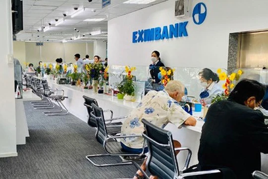 Một chi nhánh của Eximbank đã phải tạm đóng cửa vì tiếp khách nhiễm Covid-19 (Nguồn: EIB)