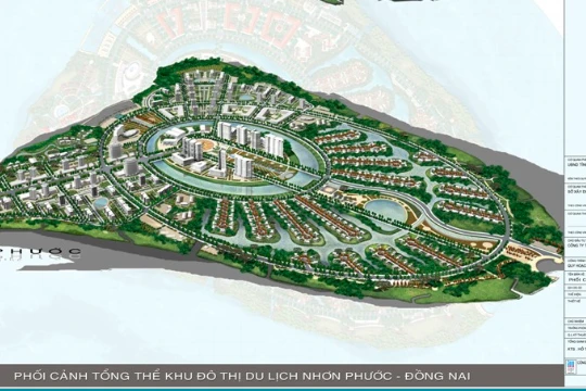 Phối cảnh dự án Khu đô thị du lịch Nhơn Phước trên một số trang bất động sản (Nguồn: Internet)