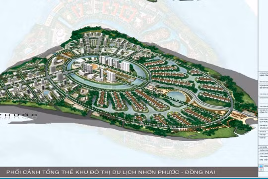 Phối cảnh dự án Khu đô thị du lịch Nhơn Phước trên một số trang bất động sản (Nguồn: Internet)