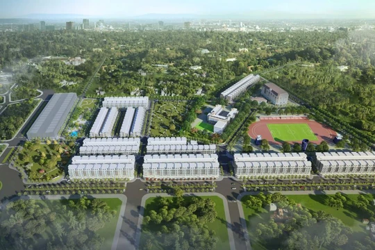 Phối cảnh dự án Vườn Sen tại Bắc Ninh (Nguồn: bacninhland.com.vn)