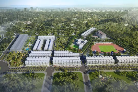 Phối cảnh dự án Vườn Sen tại Bắc Ninh (Nguồn: bacninhland.com.vn)