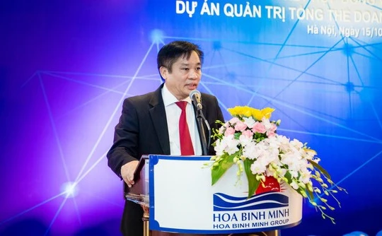 Ông Bùi Minh Lực - Chủ tịch kiêm TGĐ của TCty Hoà Bình Minh