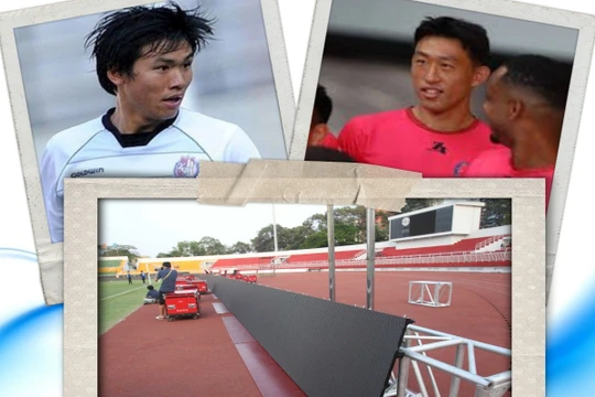 Chỉ có 2 ngoại binh châu Á Seo Yong-duk (TP.HCM) và Ahn Byung-keon (Sài Gòn FC) tại V.League 2020. Ảnh VT