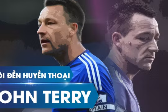 Cho đến khi rời đội bóng thành London vào mùa giải 2016, Terry đã đá 492 trận, ghi được 41 bàn thắng dù chơi ở hàng phòng thủ. Ảnh CLB