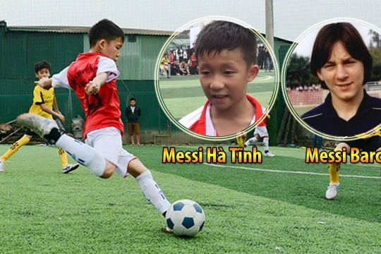 Cựu danh thủ MU Ryan Giggs nhận xét :"Lê Anh Đức là một cầu thủ có kỹ thuật rất tốt, tôi đánh giá rất cao em ấy. Cậu ấy có thể trở thành một cầu thủ lớn trong tương lai". Ảnh FBCN