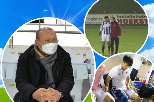 “Vận son” của ông thầy Hàn Quốc đang còn, nghĩa là chúng ta còn có quyền hy vọng thành tích của bóng đá Việt Nam còn đi xa hơn.. Ảnh AT