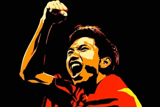 Sang năm mới Văn Hậu sẽ cố gắng nhiều hơn nữa để có được những thành công lớn hơn và mong rằng may mắn sẽ đến với anh. (ảnh FBNV)