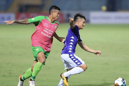 Hà Nội FC vẫn là thế lực lớn. Ảnh VPF