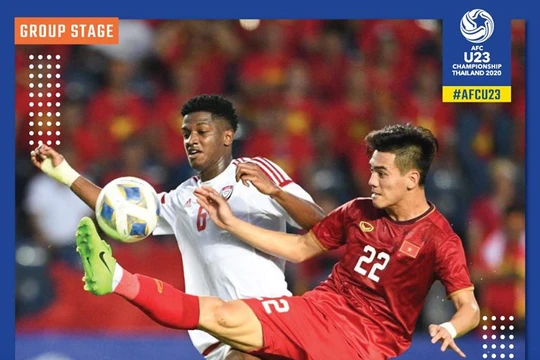 Sau 90 phút hai đội bất phân thắng bại. Ảnh AFC