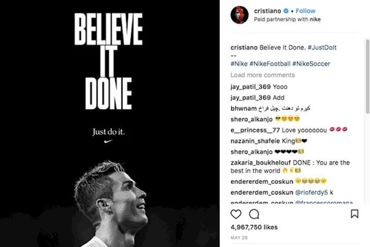 Tạp chí Forbes bật mí siêu sao Juventus, Ronaldo sở hữu khối tài sản lên đến 108 triệu USD (ảnh CNN)