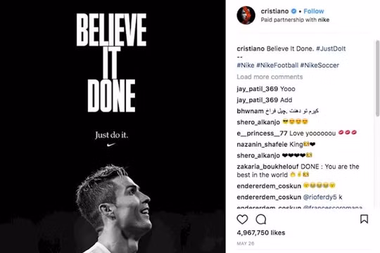 Tạp chí Forbes bật mí siêu sao Juventus, Ronaldo sở hữu khối tài sản lên đến 108 triệu USD (ảnh CNN)