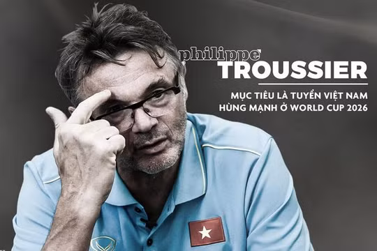 HLV đội tuyển U.19 Việt Nam Philippe Troussier được giao nhiệm vụ làm “kiến trúc sư” cho “Tầm nhìn World Cup 2026”. Ảnh THNA