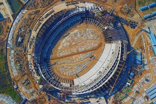  Dự kiến hoàn thành Khu liên hợp thể thao Morodok Techo vào cuối năm nay. Ảnh 2020.