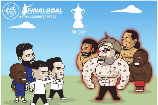 Thua Chelsea, Liverpool cũng mất luôn cú ăn ba vĩ đại tương tự MU. Ảnh CLB