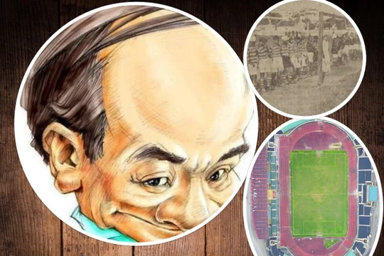 ASNA là viết tắt của chữ “Association sportive Nghe An », có nghĩa là Hội Thể dục Nghệ An, mà báo chí thời đó vẫn gọi là « Nghệ An thể dục hội ». Đây là đội bóng gần như đại diện chính của Nghệ An như vậy SLNA chính là "hậu duệ" của ASNA. Ảnh VietTimes