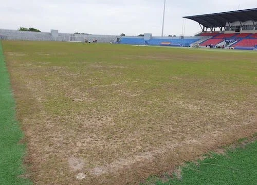 Liệu đây có phải là sân bóng không? Ảnh HTFC