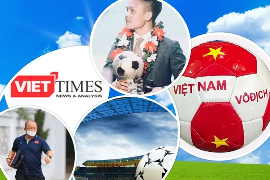 Sau khi vô địch AFF Cup và SEA Games, đội tuyển Việt Nam đã tính đến việc “ra biển lớn”. Ảnh VT