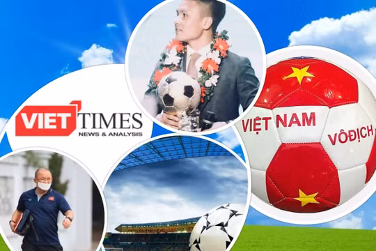 Sau khi vô địch AFF Cup và SEA Games, đội tuyển Việt Nam đã tính đến việc “ra biển lớn”. Ảnh VT