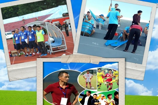 S.Khánh Hòa và SLNA vào “Top 10 CLB dùng ít cầu thủ nhất” 5 mùa giải vừa qua. Ảnh VT