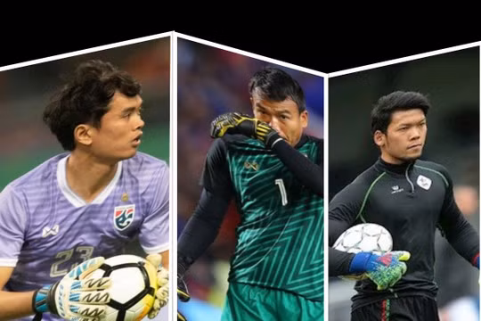 Ông thầy người Nhật 65 tuổi này chỉ chọn 3 thủ môn của Thái Lan Kawin Thamsatchanan (30 tuổi), Chatchai Budprom (33) và Siwarak Tedsungnoen (36). Ảnh VietTimes.