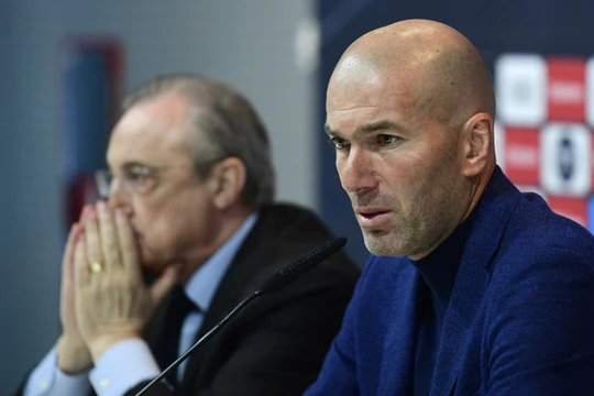 Liệu HLV Zinedine Zidane có rời sân Santiago Bernabéu ? Ảnh RM