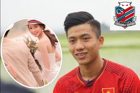 Tin vui được Consadole Sapporo quan tâm, Văn Đức “tam hỉ” đến cùng lúc. 