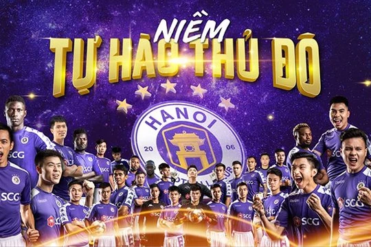 Hà Nội đang tái cấu trúc lại đội bóng từ cấp thượng tầng và đầy toan tính khi hướng ra đấu trường khu vực. Ảnh CLB