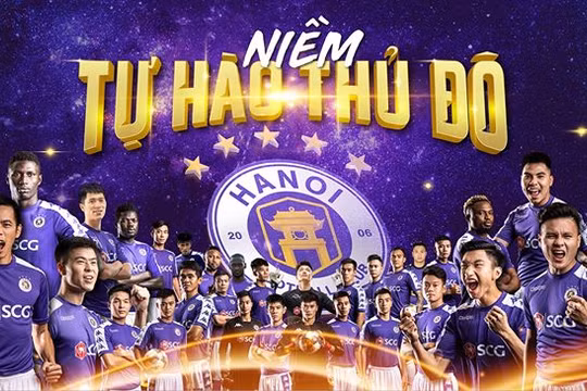 Hà Nội đang tái cấu trúc lại đội bóng từ cấp thượng tầng và đầy toan tính khi hướng ra đấu trường khu vực. Ảnh CLB