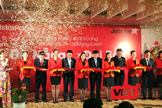 Ngày 2/12, hãng hàng không Jetstar Pacific chính thức khai trương đường bay thẳng giữa Đà Nẵng-Đài Bắc (Taipei, Đài Loan) và ngược lại