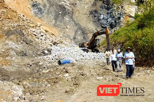 Khu vực khảo sát xây dựng nhà máy thép Việt Pháp tại thôn Hoa, thị trấn Thạnh Mỹ, huyện nam Giang, tỉnh Quảng Nam