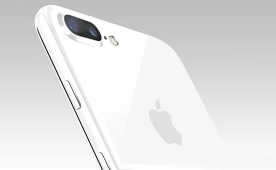 Ảnh đồ hoạ phiên bản Trắng bóng (Jet White) của iPhone 7 được báo Nhật đăng tải - Ảnh: Mac Otakara