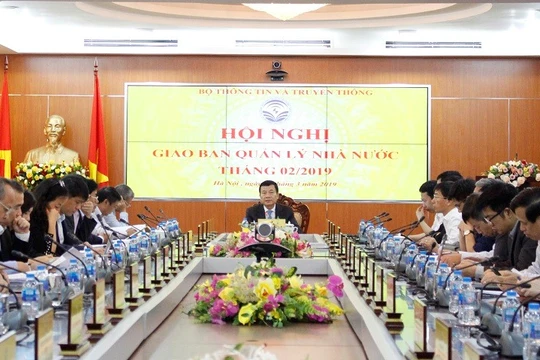 Bộ trưởng Nguyễn Mạnh Hùng phát biểu chỉ đạo tại Hội nghị.