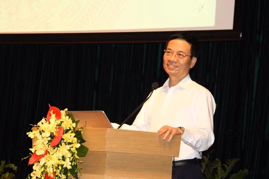 Bộ trưởng Nguyễn Mạnh Hùng phát biểu chỉ đạo Hội nghị