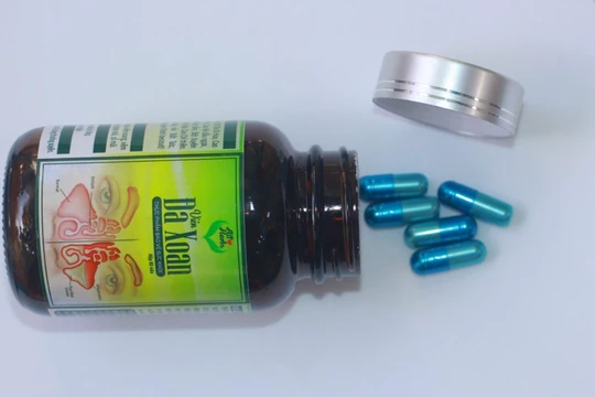 Thực phẩm bảo vệ sức khỏe Viên Đa Xoan (Ảnh chụp màn hình trên website lecomstore.com/san-pham/vien-da-xoan/) 