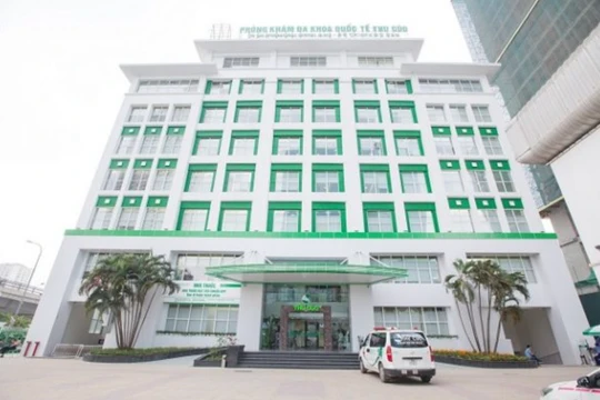 Phòng khám Đa khoa Quốc tế Thu Cúc tại 216 Trần Duy Hưng, quận Cầu Giấy - nơi bệnh nhân COVID-19 đến khám (Ảnh - BVCC) 