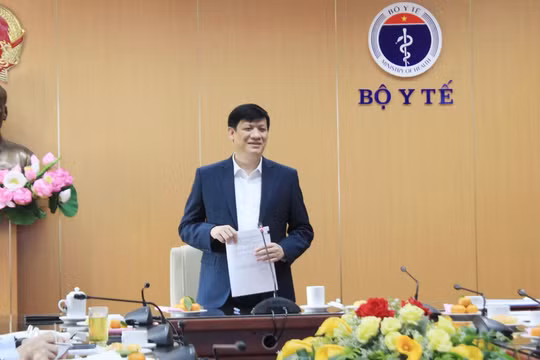 Bộ trưởng Bộ Y tế Nguyễn Thanh Long (Ảnh: Vũ Mạnh Cường) 