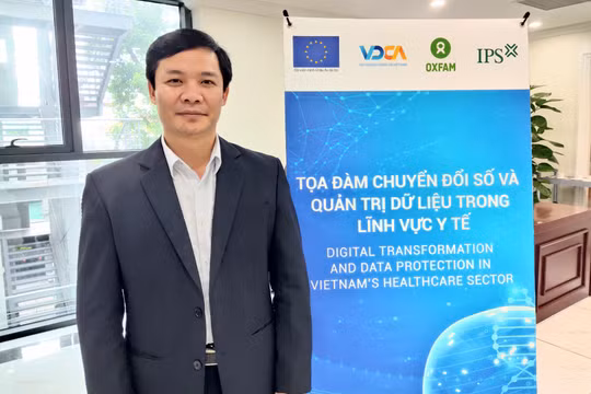 Ông Nguyễn Trường Nam – Phó Cục trưởng Cục Công nghệ Thông tin, Bộ Y tế (Ảnh: Minh Thuý) 