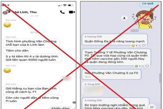 Thông tin sai sự thật gây hoang mang dư luận lan truyền trên mạng xã hội ngày 10/8 (Ảnh - FB) 