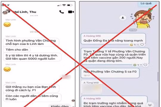 Thông tin sai sự thật gây hoang mang dư luận lan truyền trên mạng xã hội ngày 10/8 (Ảnh - FB) 