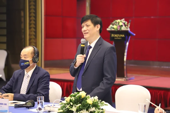 Bộ trưởng Bộ Y tế Nguyễn Thanh Long (Ảnh: Minh Thuý) 