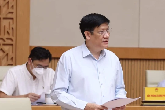 Bộ trưởng Bộ Y tế Nguyễn Thanh Long (Ảnh - Dương Giang)