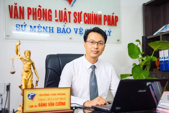Luật sư Đặng Văn Cường – Trưởng Văn phòng Luật sư Chính Pháp (Ảnh: LS Đặng Văn Cường) 